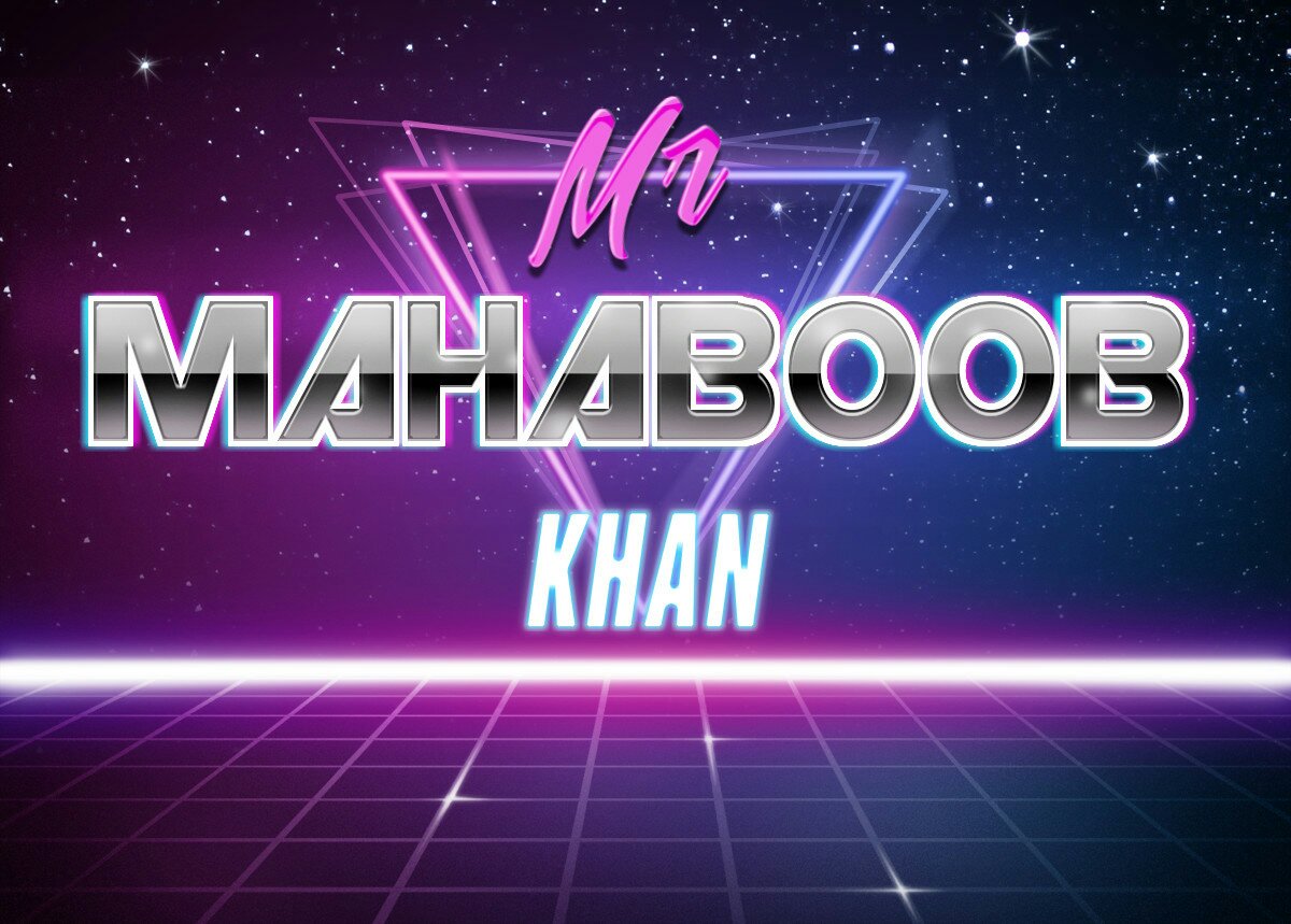 Naming Art Mr Mahaboob Khan